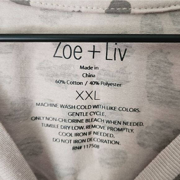 Zoe + Liv Cheetah Print Muscle Tank Size XXL - Picture 2 of 4